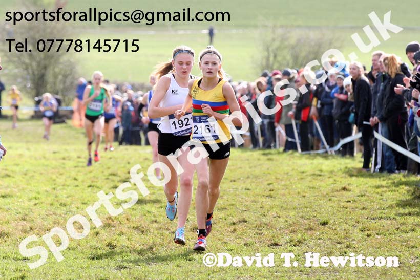 Womens under-17s 2019 British Athletics Inter Counties Cross Country, Prestwood Hall, Loughborough. Photo:  David T. Hewitson/Sports for All Pics